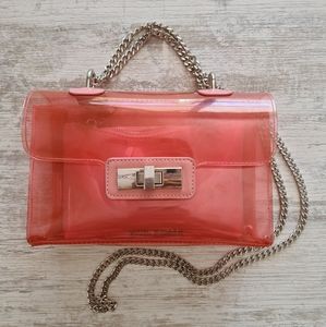 Steve Madden Clear Pink Crossbody Bag